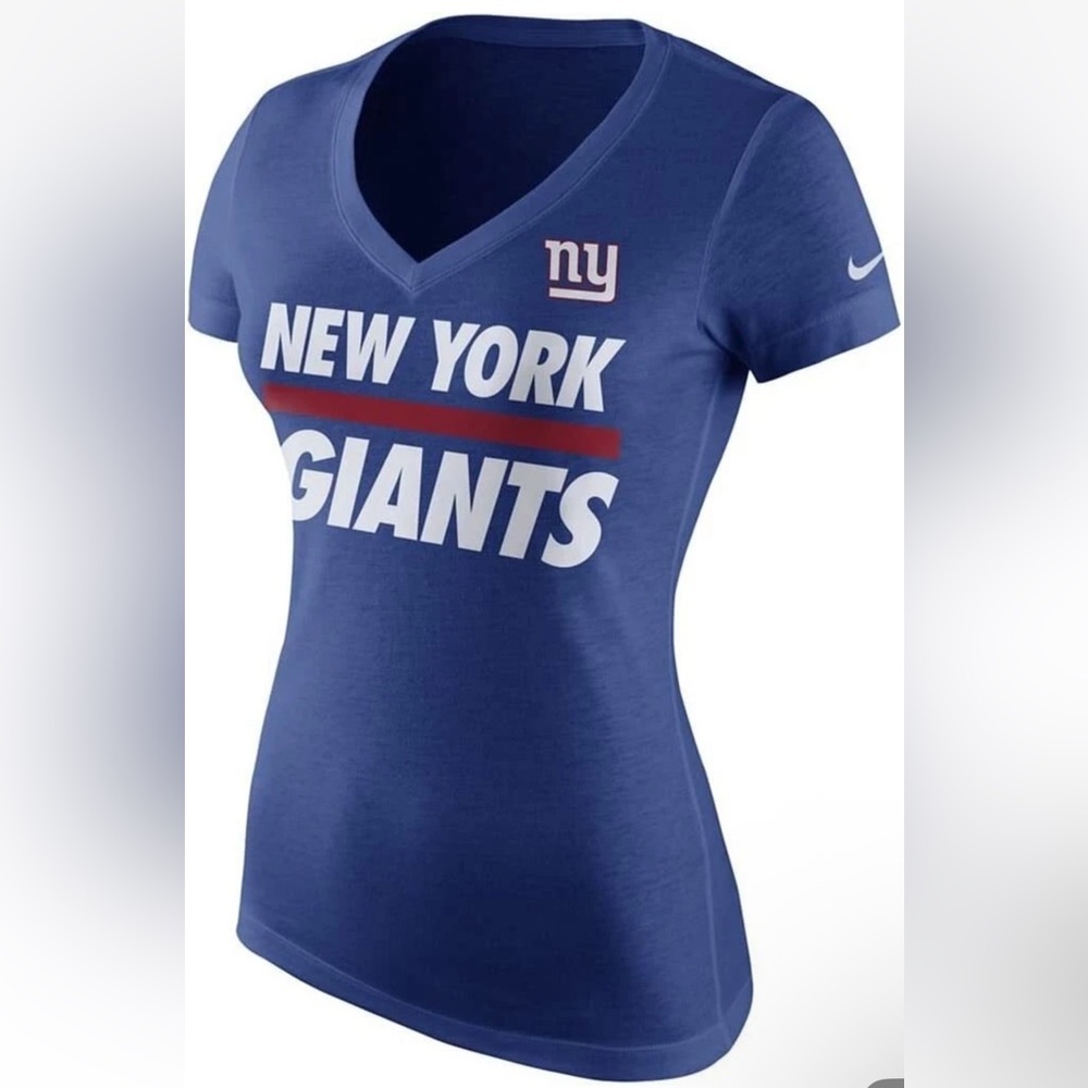 Nike Blue New York Giants Women's Short Sleeve Tee